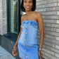 Denim Tube Dress